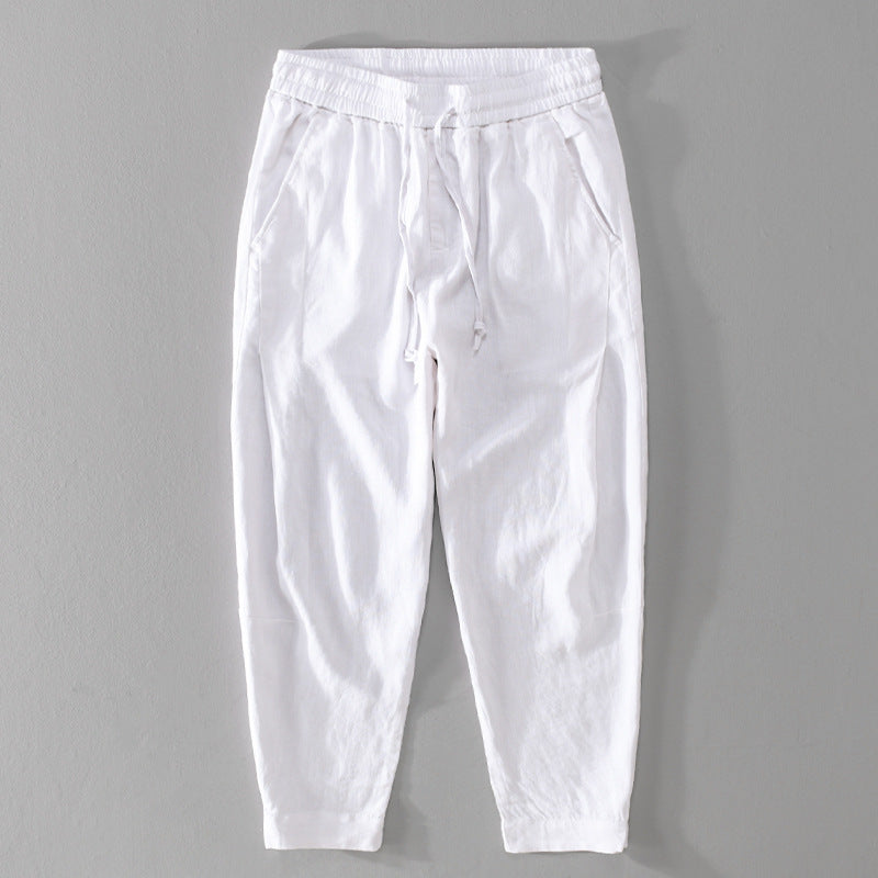 Summer Menswear Loose Linen Pants