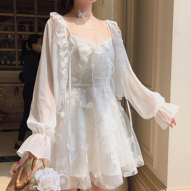 Dress Female Summer Student Skirt Skirt Female Summer Suspender