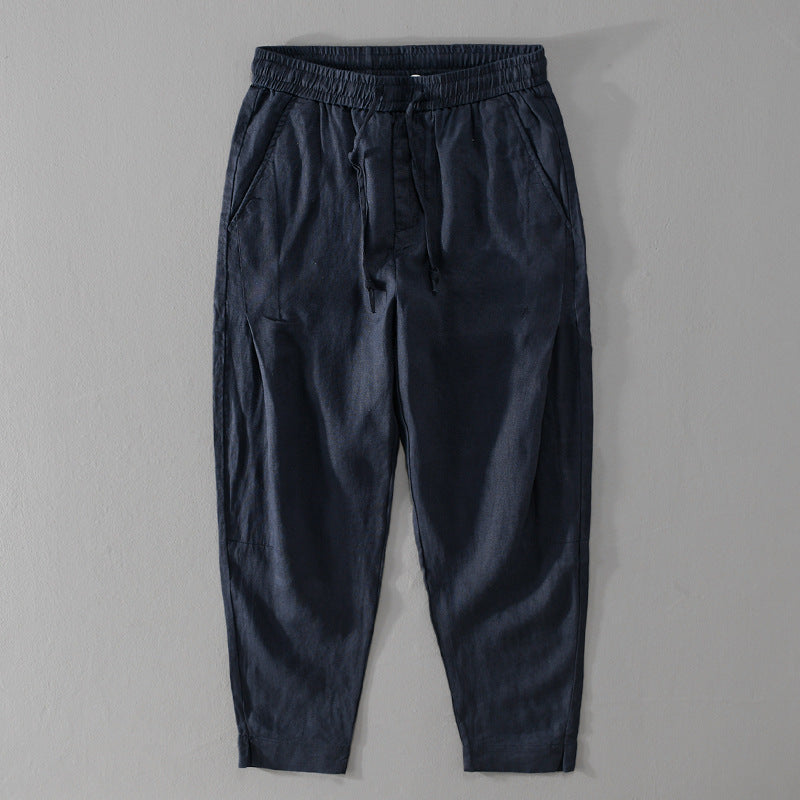 Summer Menswear Loose Linen Pants