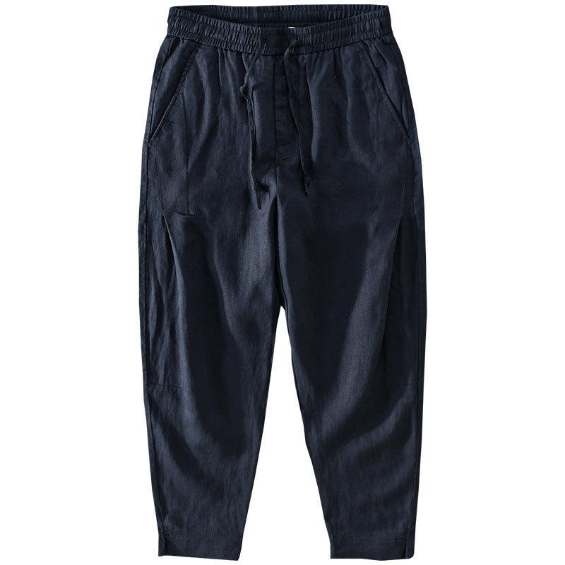 Summer Menswear Loose Linen Pants